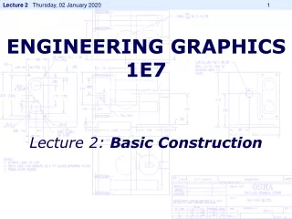 ENGINEERING GRAPHICS 1E7