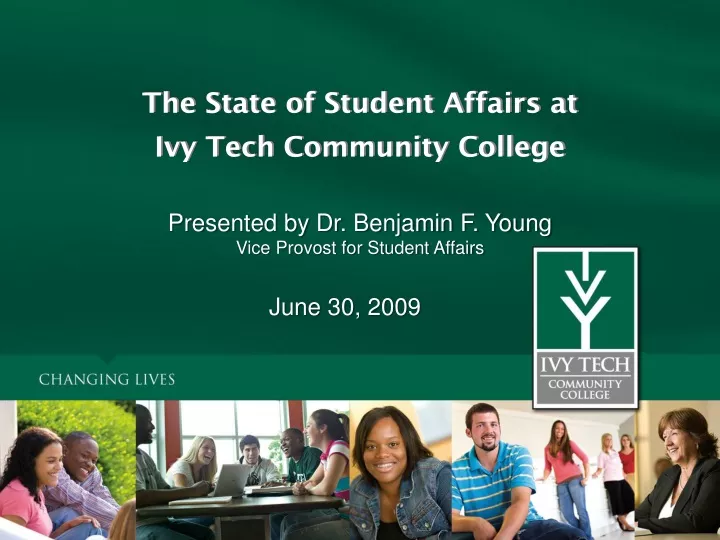 the state of student affairs at ivy tech
