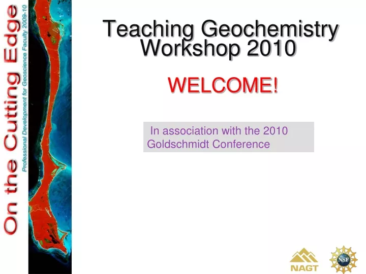 teaching geochemistry workshop 2010