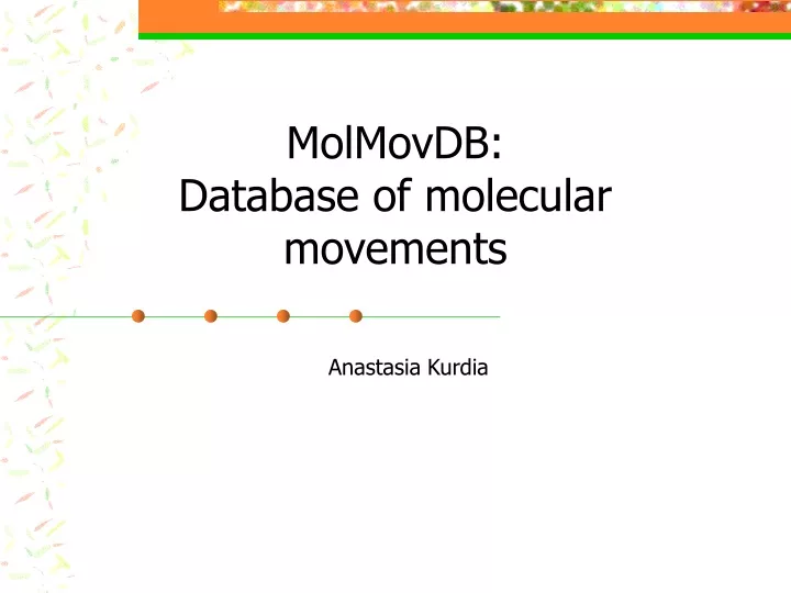 molmovdb database of molecular movements