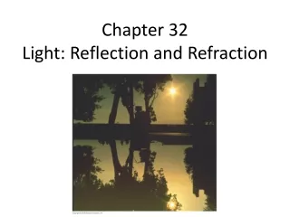 Chapter 32 Light: Reflection and Refraction