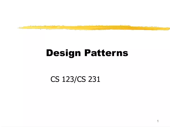 design patterns