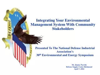 Integrating Your Environmental Management System With Community Stakeholders