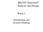 Comprehensive Overview of Systems Analysis and Design Methodologies - slide 1