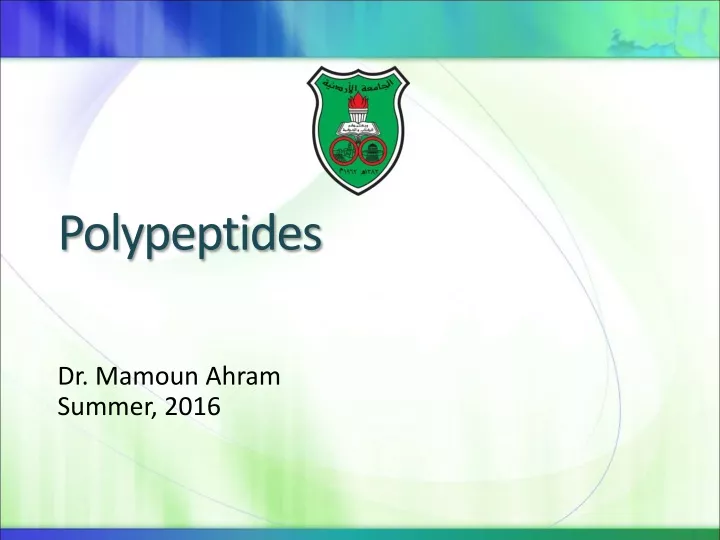 polypeptides