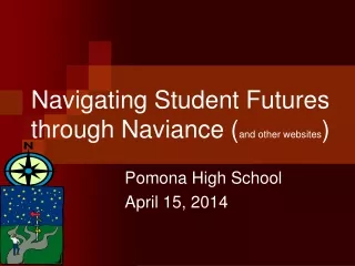 Navigating Student Futures through Naviance ( and other websites )