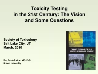 Toxicity Testing in the 21st Century: The Vision and Some Questions
