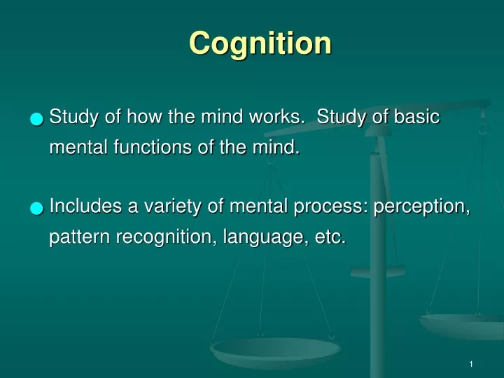 cognition