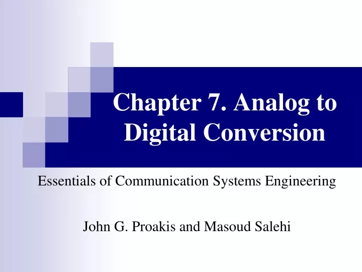 chapter 7 analog to digital conversion