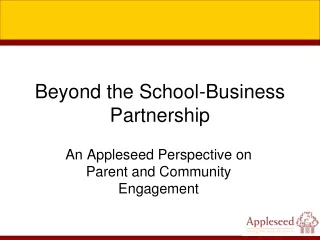 Beyond the School-Business Partnership