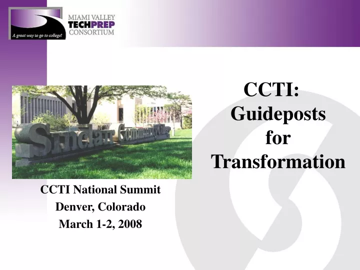 ccti guideposts for transformation