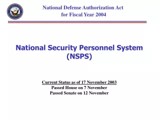 National Defense Authorization Act  for Fiscal Year 2004