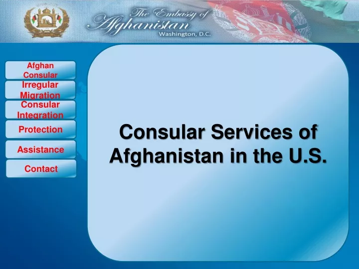 consular services of afghanistan in the u s