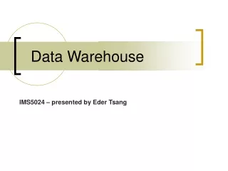 Data Warehouse