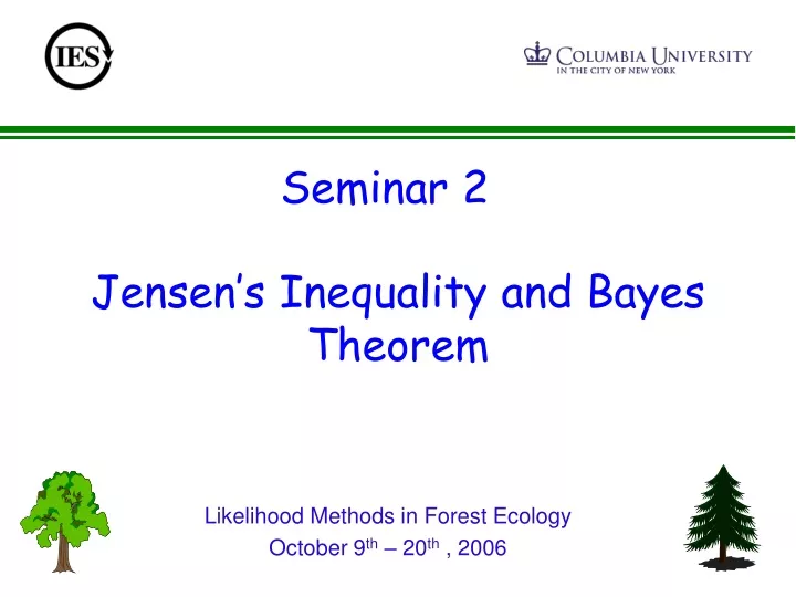 jensen s inequality and bayes theorem