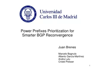 Power Prefixes Prioritization for Smarter BGP Reconvergence