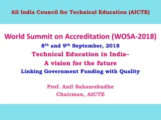 All India Council for Technical Education (AICTE)