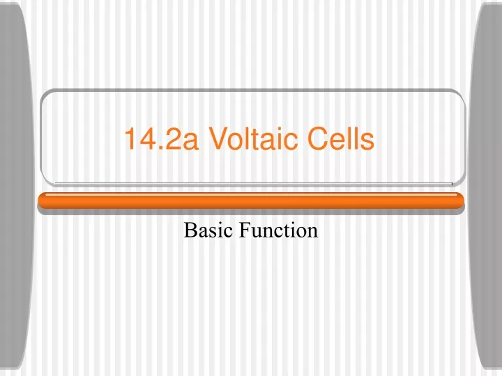 14 2a voltaic cells