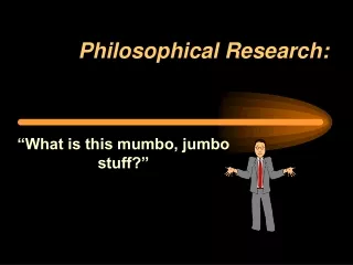 Philosophical Research: