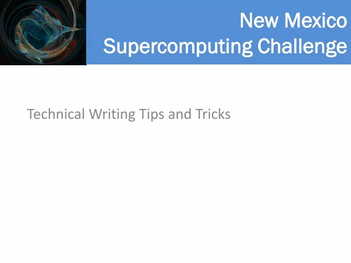 new mexico supercomputing challenge