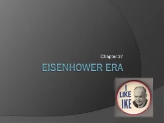 Eisenhower Era