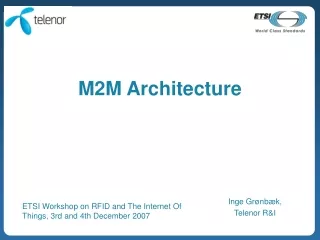 M2M Architecture