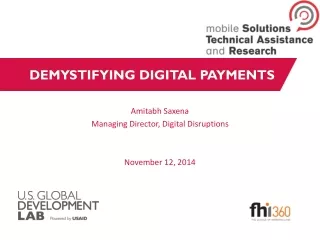 Demystifying DIGITAL payments