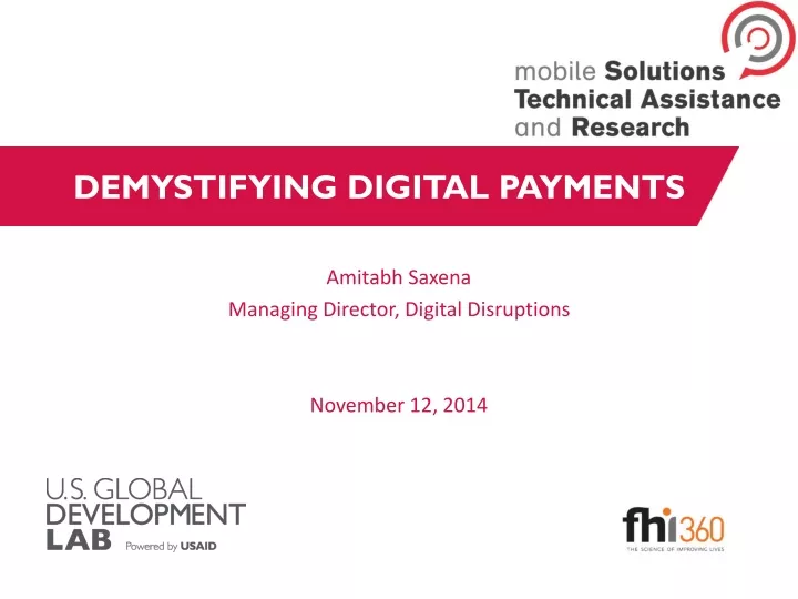 demystifying digital payments