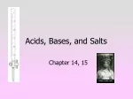 PPT - Acids , Bases , and Salts All are electrolytes PowerPoint ...