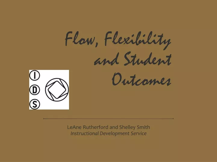 leane rutherford and shelley smith instructional development service