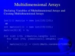 PPT - Multidimensional Arrays PowerPoint Presentation, free download ...