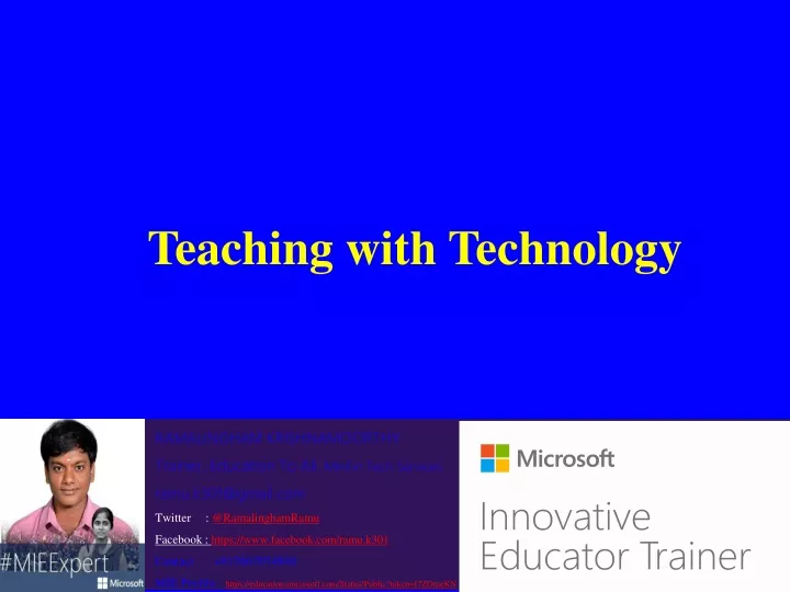 teaching with technology