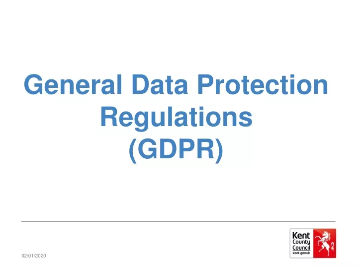 general data protection regulations gdpr