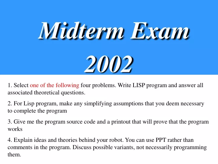 midterm exam 2002