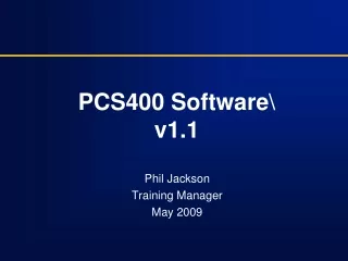 PCS400 Software\ v1.1