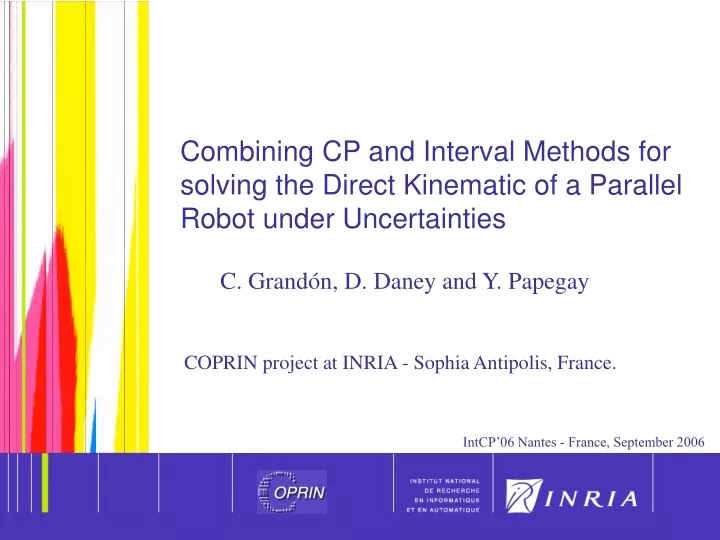 combining cp and interval methods for solving