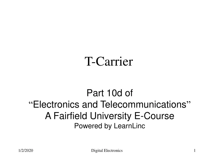 t carrier
