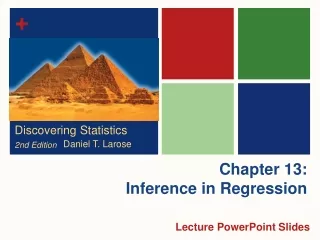 Chapter 13: Inference in Regression