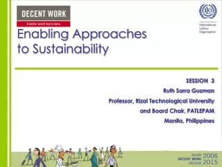 Enabling Approaches to Sustainability