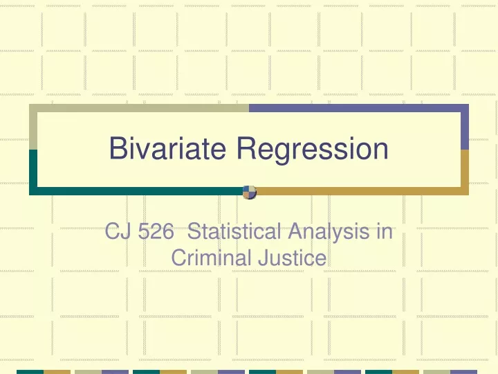 bivariate regression