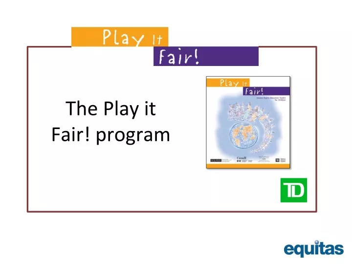 the play it fair program