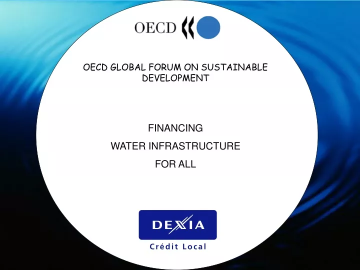 oecd global forum on sustainable development