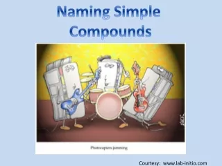 Naming Simple  Compounds