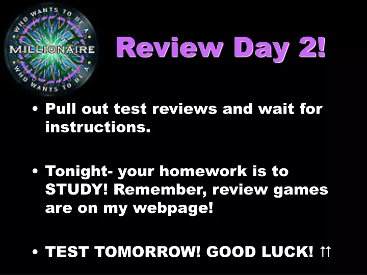 review day 2