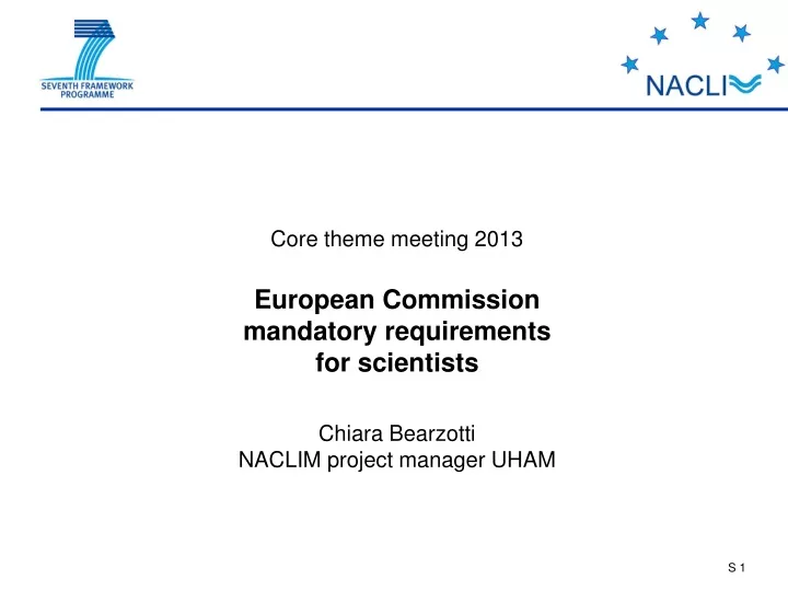 core theme meeting 2013 european commission