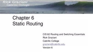 Chapter 6 Static Routing