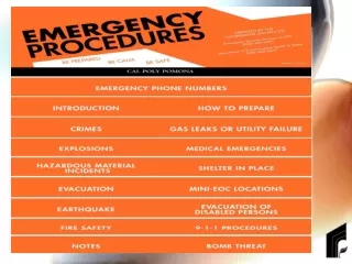 What Your Emergency Procedures Brochure Covers