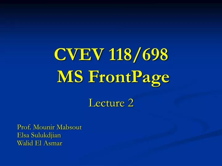 cvev 118 698 ms frontpage