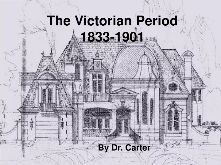 the victorian period 1833 1901