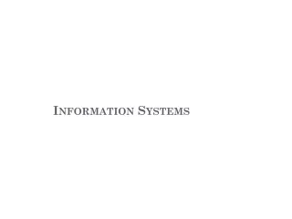 Information Systems